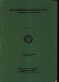 Analisis Kinerja Penyuluh Pertanian PT. Medco E&P Tarakan Pada Program CSR (Corporate Social Responsibility) Di Kota Tarakan