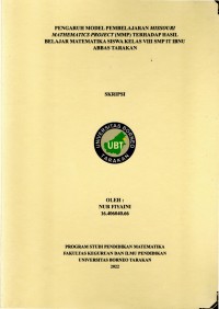 Pengaruh Model Pembelajaran Missouri Mathematics Project (MMP) Terhadap Hasil Belajar Matematika Siswa Kelas VIII SMP IT Ibnu Abbas Tarakan