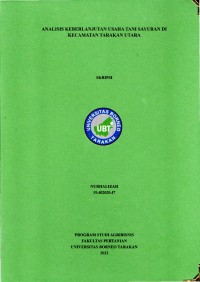 Analisis Keberlanjutan Usaha Tani Sayuran Di Kecamatan Tarakan Utara