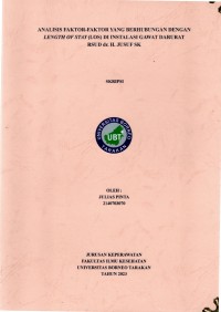 Faktor Yang Berhubungan Dengan Length Of Stay (LOS) Di Instalasi Gawat Darurat RSUD Dr. H. Jusuf SK
