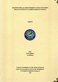 Deskripsi Perilaku Hidup Bersih Dan Sehat Mahasiswi Perantau PGSD 2019 Universitas Borneo Tarakan