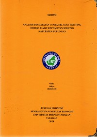 Analisis Pendapatan Usaha Nelayan Kepiting Di Desa Liagu Kecamatan Sekatak Kabupaten Bulungan