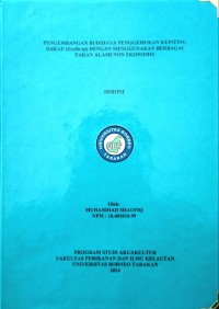 Pengembangan Budidaya Penggemukan Kepiting Bakau (Scylla sp.) Dengan Menggunakan Berbagai Pakan Alami Non Ekonomis