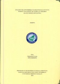 Analisis Nilai Pendidikan Karakter Dalam Novel Dompet Ayah Sepatu Ibu Karya J.S. Khairen (Kajian Sosiologi Sastra)