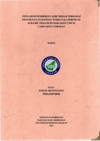 Pengaruh Pemberian Jahe Merah Terhadap Penurunan Intensitas Nyeri Luka Perineum Pada Ibu Nifas Di Rumah Sakit Umum Carsa Kota Tarakan