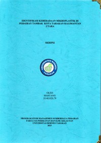IDENTIFIKASI KEBERADAAN MIKROPLASTIK DI PERAIRAN TAMBAK KOTA TARAKAN KALIMANTAN UTARA