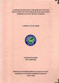 Gambaran Pengetahuan Ibu Bersalin Tentang Inisiasi Menyusu Dini (IMD) Di Rumah Sakit Umum Daerah Dr. H. Jusuf SK Kota Tarakan