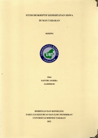 Studi Deskriptif Kedisiplinan Siswa Di MAN Tarakan