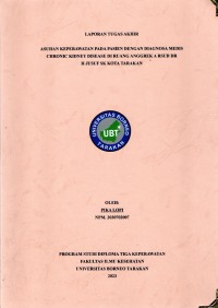Asuhan Keperawatan Pada Pasien Dengan Diagnosa Medis Chronic Kidney Disease Di Ruang Anggrek A RSUD dr. H. Jusuf SK Kota Tarakan