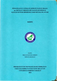 Pemanfaatan Cangkang Kerang Kapah (Meretrix sp.) Dengan Variasi Suhu Kalsinasi Sebagai Katalis Sintesis Biodiesel Dari Minyak Jelantah