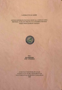 Asuhan Keperawatan Pada Klien An. L Dengan Asma Bronkial Di Ruang Perawatan Anggrek B Rumah Sakit Umum Daerah Tarakan