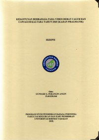 Kesantunan Berbahasa Pada Video Debat Cagub Dan Cawagub Kaltara Tahun 2020 (Kajian Pragmatik)