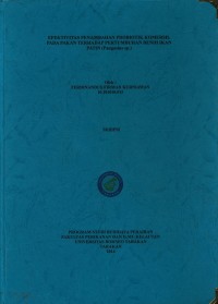 Efektivitas Penambahan Probiotik Komersil Pada Pakan Terhadap Pertumbuhan Benih Ikan Patin (Pangasius sp.)