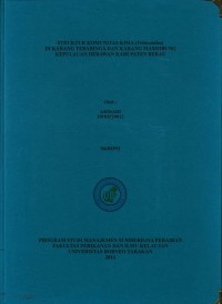 Struktur Komunitas Kima (Tridacnidae) Di Karang Tebabinga Dan Karang Masimbung Kepulauan Derawan Kabupaten Berau