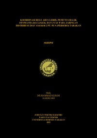 Koordinasi Rele Arus Lebih, Pemutus Balik Otomatis (Recloser) Dan Fuse Pada Jaringan Distribusi 20 kV Feeder 2 PT. PLN (Persero) Tarakan