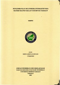 Pengembangan Multimedia Interaktif Pada Materi Magnet Kelas VI Di SDN 012 Tarakan