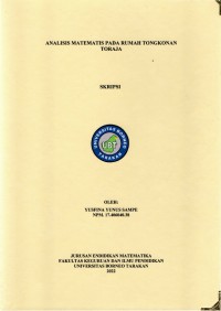 Analisis Matematis Pada Rumah Tongkonan Toraja