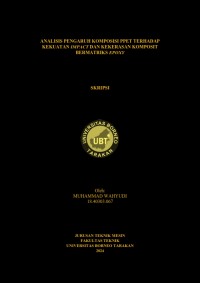 Analisis Pengaruh Komposisi PET Terhadap Kekuatan Impact Dan Kekerasan Komposit Bermatriks Epoxy
