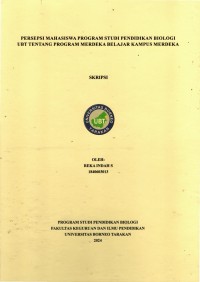 Persepsi Mahasiswa Program Studi Pendidikan Biologi UBT Tentang Program Merdeka Belajar Kampus Merdeka