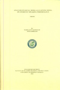 Analysis Of Social Media As Learning Media On Students' Speaking Performance.