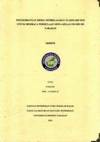 Pengembangan Media Pembelajaran Flashcard Box Untuk Membaca Permulaan Siswa Kelas I Di SDN 052 Tarakan