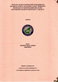 Potensi Asuhan Komplementer Berbasis Kearifan Lokal Jus Kurma Tarap Terhadap Peningkatan Hemoglobin Ibu Hamil Di Puskemas Karang Rejo Kota Tarakan