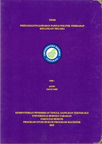 Pertanggungjawaban Partai Politik Terhadap Keuangan Negara