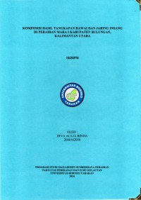 Komposisi Hasil Tangkapan Rawai Dan Jaring Insang Di Perairan Mara I Kabupaten Bulungan, Kalimantan Utara