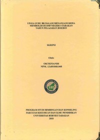 Upaya Guru BK Dalam Menangani Siswa Membolos Di SMP Negeri 4 Tarakan Tahun Pelajaran 2018/2019