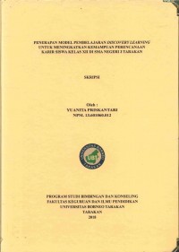 Penerapan Model Pembelajaran Discovery Learning Untuk Meningkatkan Kemampuan Perencanaan Karir Siswa Kelas XII Di SMA Negeri 3 Tarakan