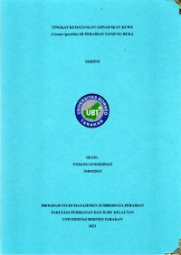 Tingkat Kematangan Gonad Ikan Kuwe (Caranx ignobilis) Di Perairan Tanjung Buka