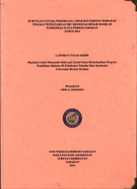 Hubungan Antara Pekerjaan, Umur Dan Paritas Terhadap Tingkat Pengetahuan Ibu Mengenai Senam Hamil Di Puskesmas Juata Permai Tarakan Tahun 2014