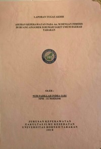 Asuhan Keperawatan Pada An. M Dengan Fimosis Di Ruang Anggrek B Rumah Sakit Umum Daerah Tarakan