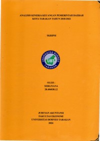 Analisis Kinerja Keuangan Pemerintah Daerah Kota Tarakan Tahun 2018-2022