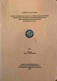 Asuhan Keperawatan Pada Ny. S Dengan Diagnosa Medis Anemia Di Ruang Perawatan Dahlia Rumah Sakit Umum Daerah Tarakan Provinsi Kalimantan Utara