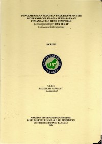 Pengembangan Pedoman Praktikum Materi Bioteknologi SMA/MA Berdasarkanpemanfaatan Buah Cempedak (Artocarpus Integer) Dan Terap  (Artocarpus Odoratissimus)
