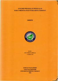 Analisis Peramalan Penjualan Pada UMKM Pia Paguntaka Kota Tarakan