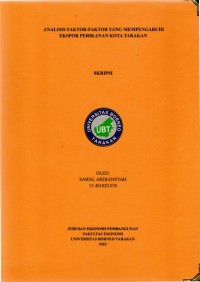 Analisis Faktor-Faktor Yang Mempengaruhi Ekspor Perikanan Kota Tarakan