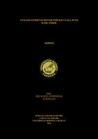 Analisis Efisiensi Motor Induksi 3 Fasa  Jenis Dahlander