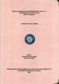 Asuhan Kebidanan Komprehensif Pada Ny. L Di Puskesmas Pantai Amal