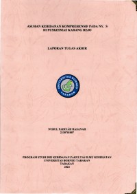 Asuhan Kebidanan Komprehensif Pada Ny. S Di Puskesmas Karang Rejo
