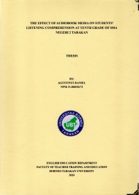 The Effect Of Audiobook Media On Students’ Listening Comprehension At Tenth Grade Of SMA Negeri 2 Tarakan