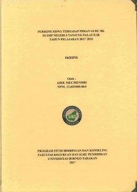 Persepsi Siswa Terhadap Peran Guru BK Di SMP Negeri 3 Tanjung Palas Ilir Tahun Pelajaran 2017/2018