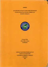 Analisis Kelayakan Usaha Industri Rumah Tangga Makanan Olahan Perikanan Di Kota Tarakan