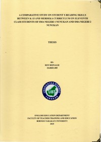 A Comparative Study On Student's Reading Skills Between K-13 And Merdeka Curriculum On Eleventh Class Students Of SMA Negeri 1 Nunukan And SMA Negeri 2 Nunukan