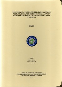 Pengembangan Media Pembelajaran Plywood Puzzle Pada Materi Sistem Pencernaan Pada Manusia Siswa Kelas VIII SMP Muhammadiyah 1 Tarakan
