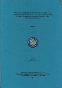 Penggunaan Ekstrak Daun Ketapang (Terminalia catappa l.) Sebagai Antibakteri Untuk Mengobati Infeksi Aeromonas Hydrophila Pada Ikan Nila (Oreochromis niloticus)