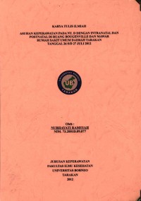 Asuhan Keperawatan Pada Ny. D Dengan Intranatal Dan Postnatal Di Ruang Bougenville Dan Mawar Rumah Sakit Umum Daerah Tarakan Tanggal 26 s/d 27 Juli 2012
