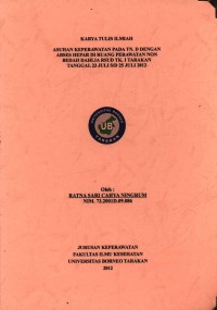 Asuhan Keperawatan Pada Tn. D Dengan Abses Hepar Di Ruang Perawatan Non Bedah Dahlia RSUD Tk. I Tarakan Tanggal 23 Juli s/d 25 Juli 2012