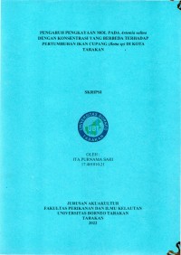 Pengaruh Pengkayaan Mol Pada Artemia Salina Dengan Konsentrasi Yang Berbeda Terhadap Pertumbuhan Ikan Cupang (Betta sp.) Di Kota Tarakan
